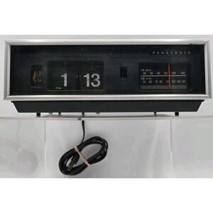 Panasonic Retro Black and Silver Radio